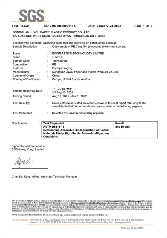Landfill-biodegradable